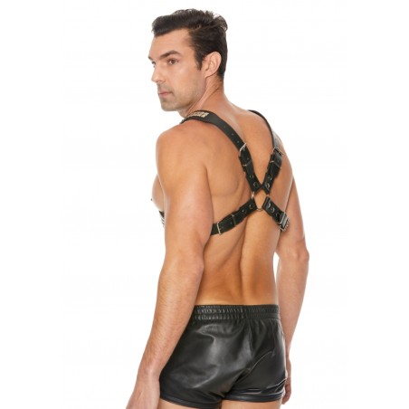 Men's Pyramid Stud | Body Harness | One Size | Μαύρο