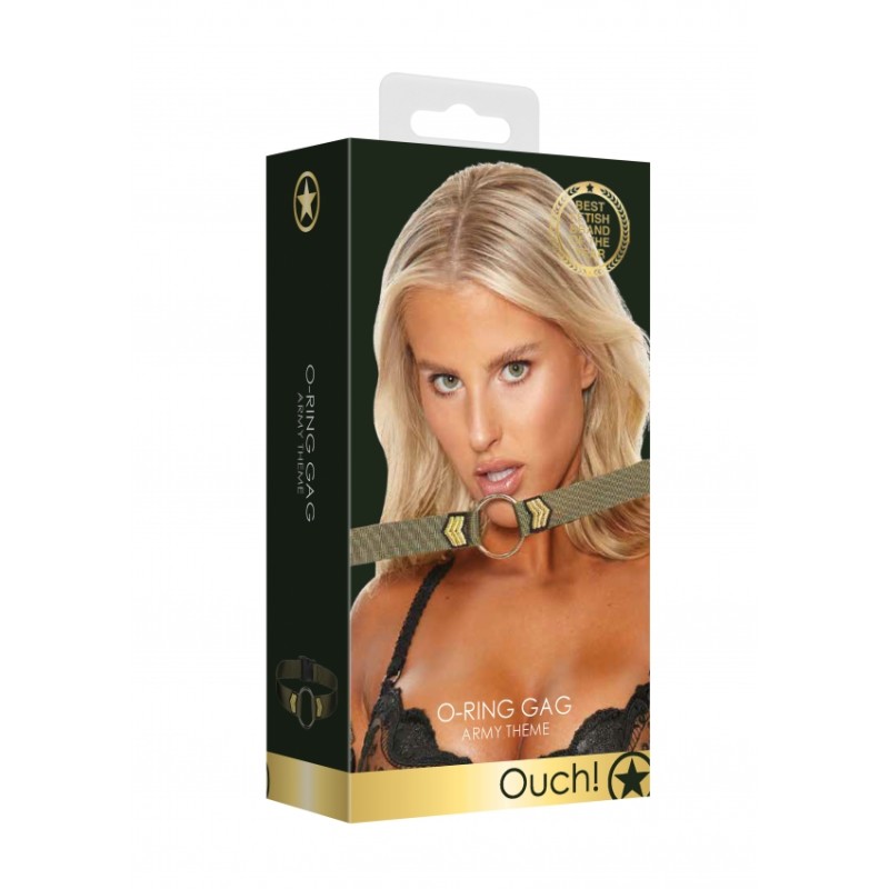 Φίμωτρο | O-Ring Gag | Army Theme | Χακί (Στάσεις Σεξ)