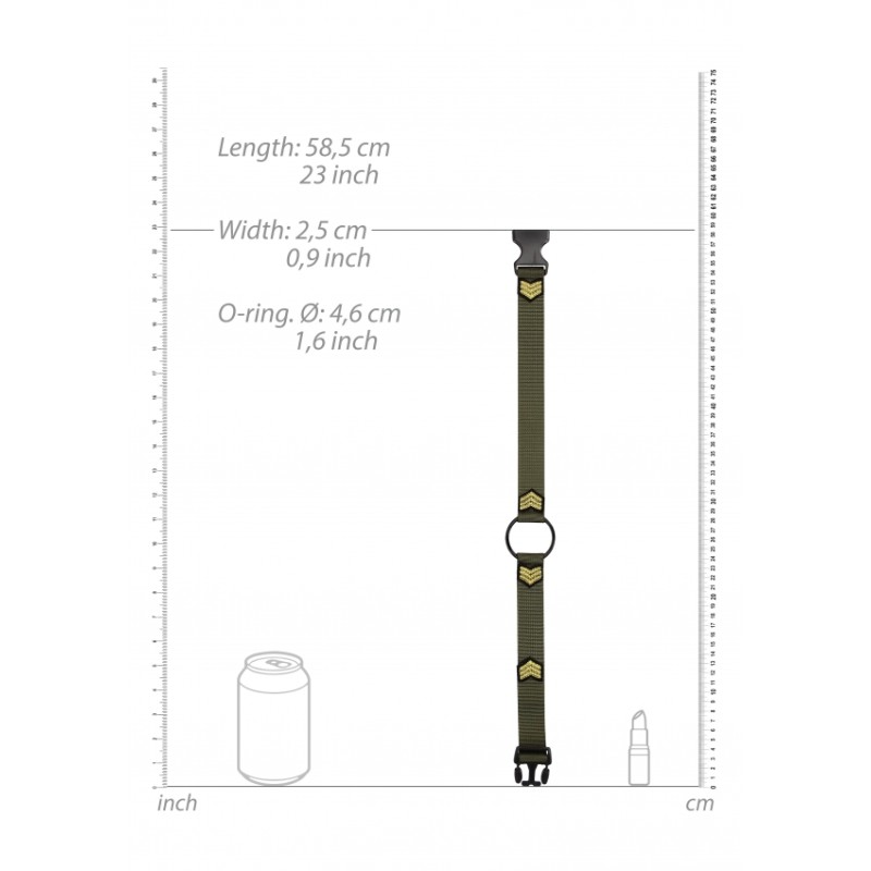 Φίμωτρο | O-Ring Gag | Army Theme | Χακί (Στάσεις Σεξ)