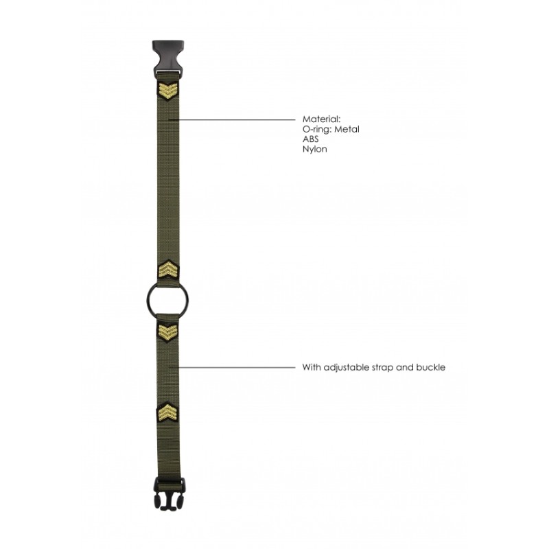 Φίμωτρο | O-Ring Gag | Army Theme | Χακί (Στάσεις Σεξ)