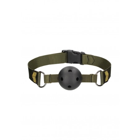 Breathable Ball Gag - Army Theme - Green