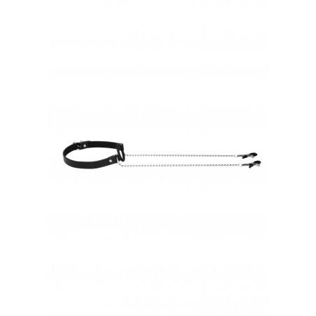 O-Ring With Nipple Clamps - Black