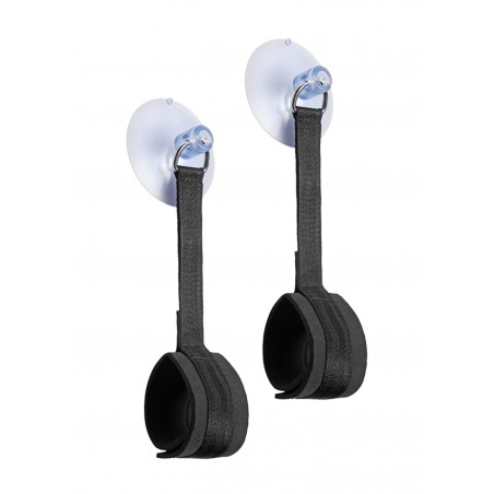 Velvet & Velcro Adjustable Handcuffs Suction Cup