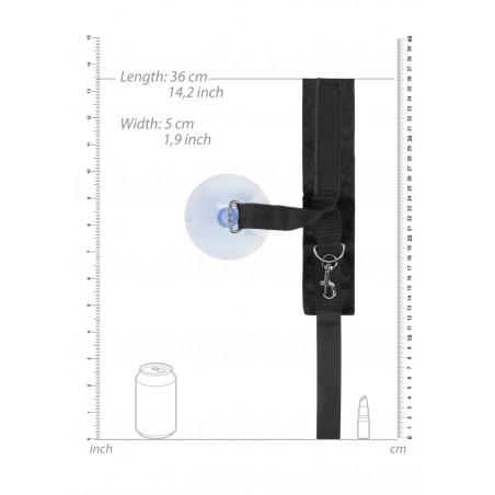 Velvet & Velcro Adjustable Handcuffs Suction Cup
