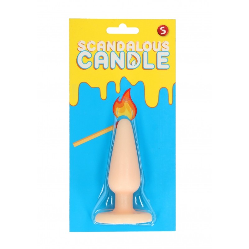 Scandalous Candles - Butt Plug - Flesh