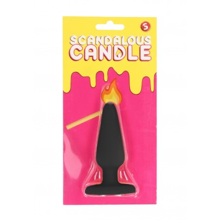 Scandalous Candles - Butt Plug - Black