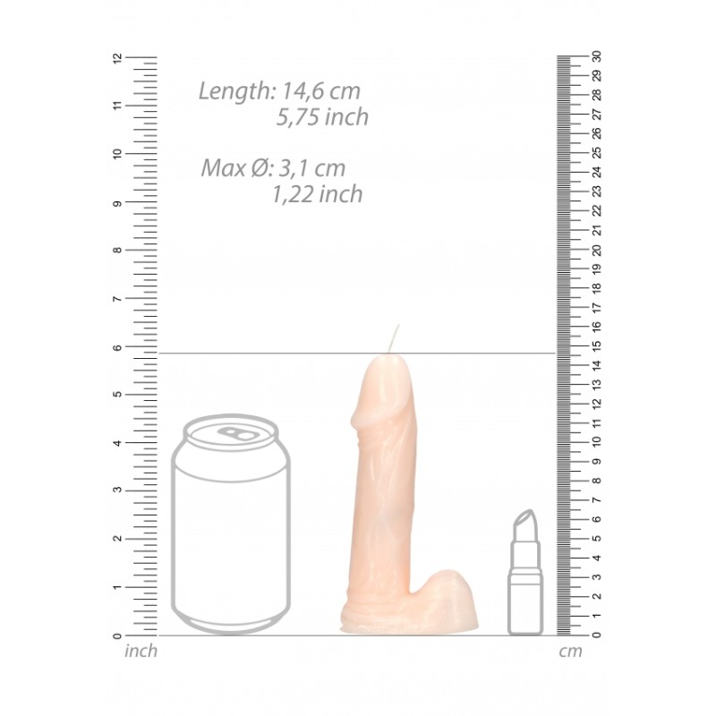 Scandalous Candles - Dildo - Flesh