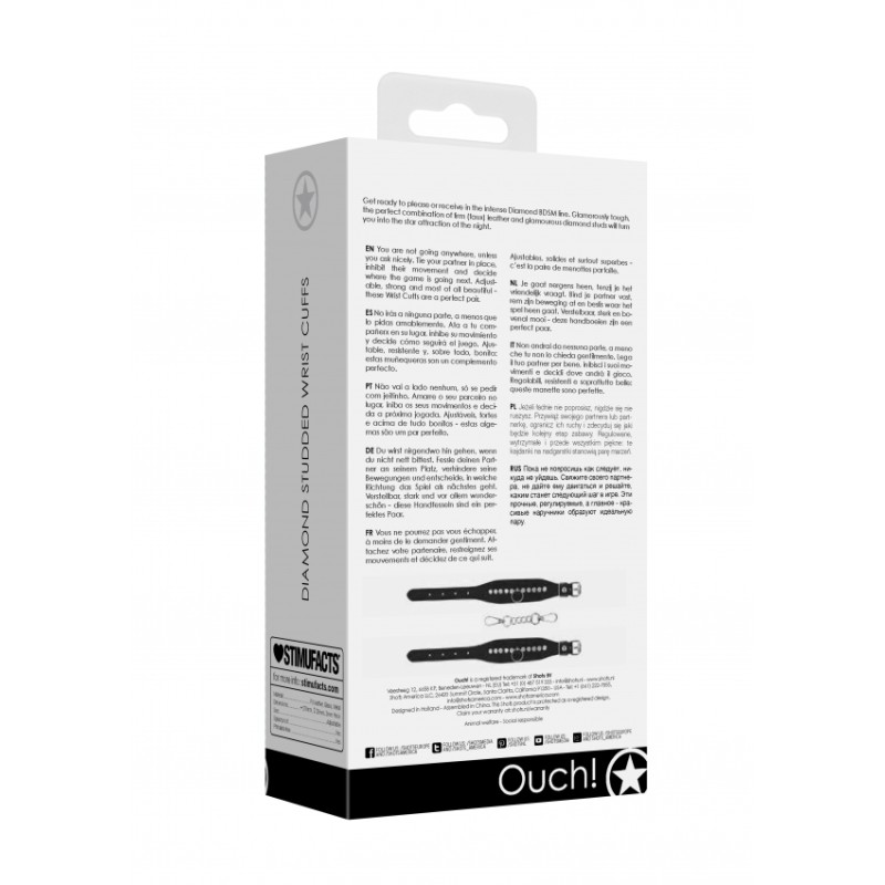 Δέστρες Χεριών | Diamond Studded | Μαύρες