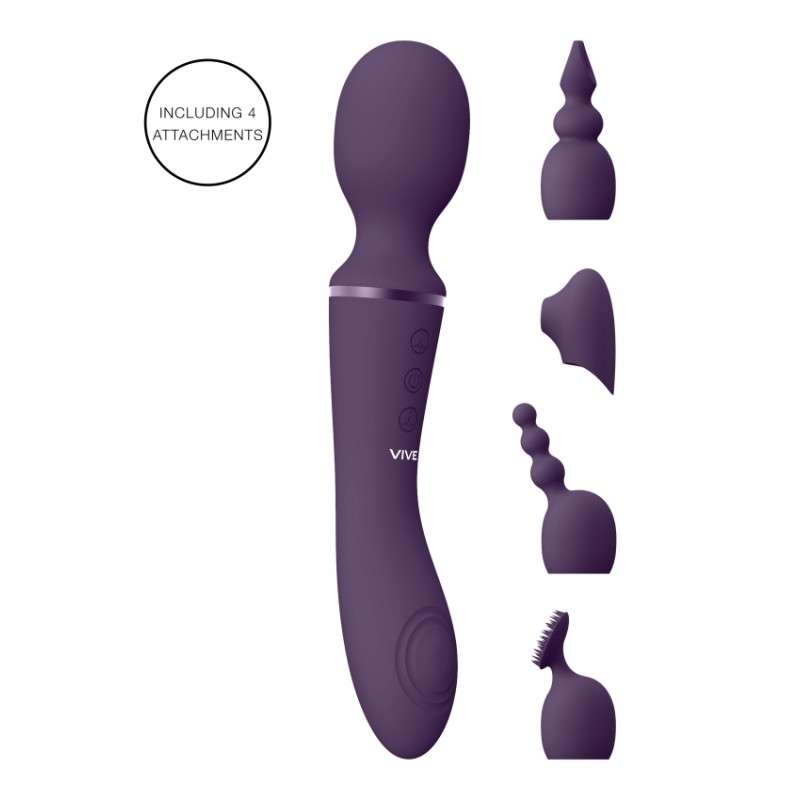 Nami - Pulse Wave & Vibrating Wand - Purple