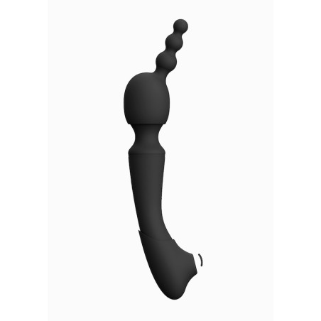 Nami - Pulse Wave & Vibrating Wand - Black