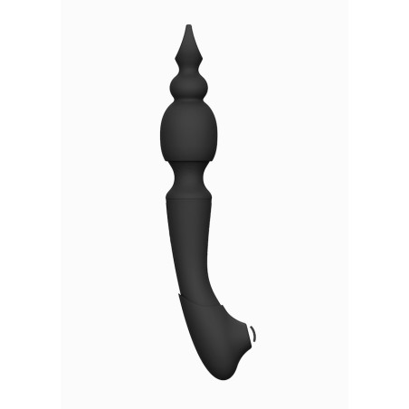 Nami - Pulse Wave & Vibrating Wand - Black