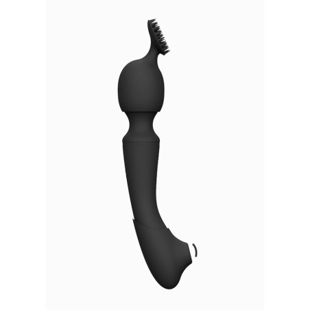 Nami - Pulse Wave & Vibrating Wand - Black