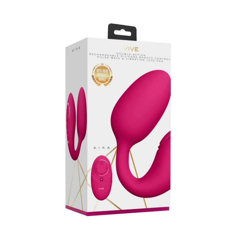 Aika | Pulse Wave & Vibrating Love Egg | Pink