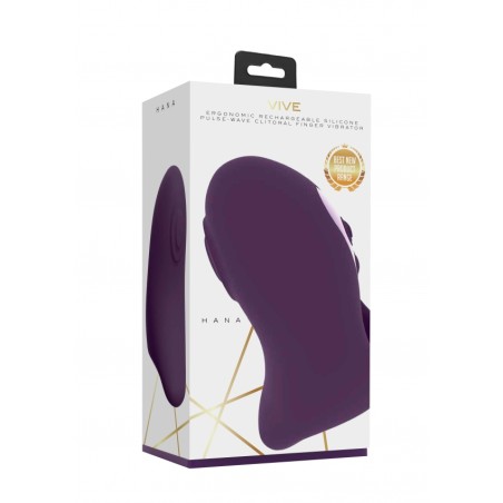 Hana | Pulse Wave | Tapping | Finger Vibrator | Purple