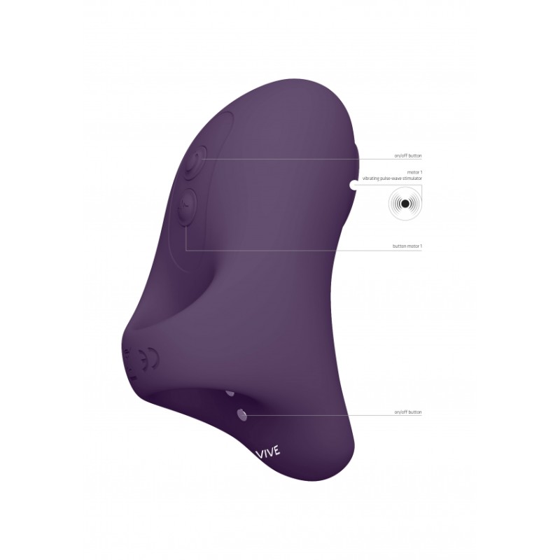 Hana | Pulse Wave | Tapping | Finger Vibrator | Purple