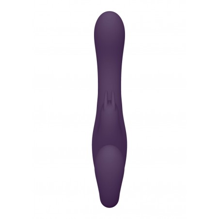 Suki - Vibrating Strapless Strap-on Rabbit - Purple