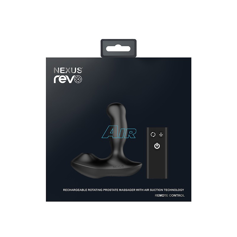 Nexus | Revo Air Remote Control Rotating Prostate Massager With Suction