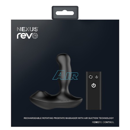 Nexus | Revo Air Remote Control Rotating Prostate Massager With Suction