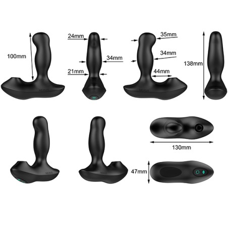 Nexus | Revo Air Remote Control Rotating Prostate Massager With Suction