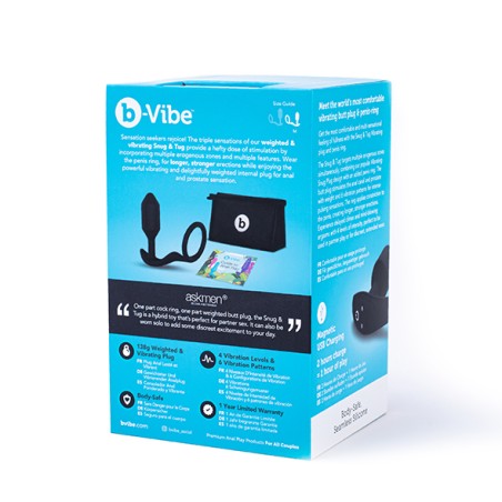 B-Vibe | Vibrating Snug & Tug | Medium | Anal Lock