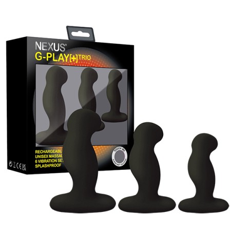 Nexus | G-Play Trio Plus Unisex Vibrator Pack