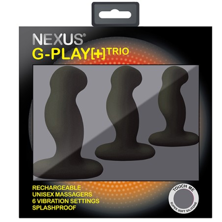 Nexus | G-Play Trio Plus Unisex Vibrator Pack