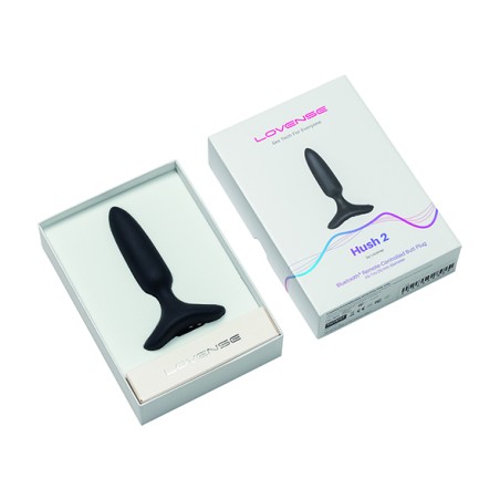 Lovense | HUSH 2 | Πρωκτική Σφήνα με Σύνδεση Bluetooth & App 2,5cm