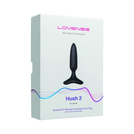 Lovense | HUSH 2 | Πρωκτική Σφήνα με Σύνδεση Bluetooth & App 2,5cm