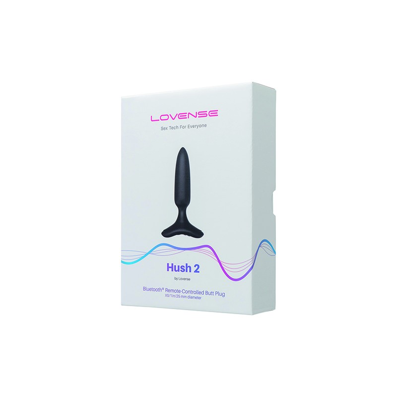 Lovense | HUSH 2 | Πρωκτική Σφήνα με Σύνδεση Bluetooth & App 2,5cm