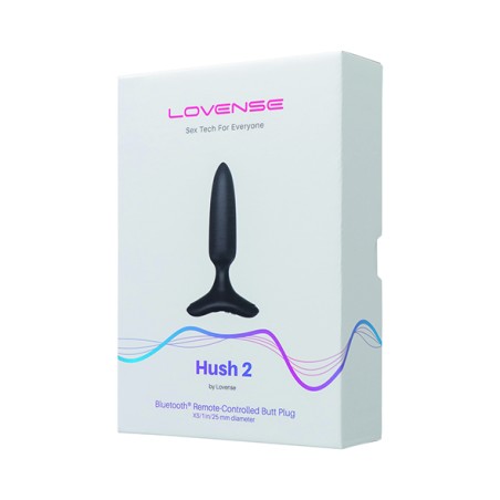 Lovense | HUSH 2 | Πρωκτική Σφήνα με Σύνδεση Bluetooth & App 2,5cm