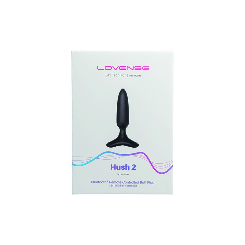 Lovense | HUSH | Πρωκτική Σφήνα με Σύνδεση Bluetooth & App 2,5cm