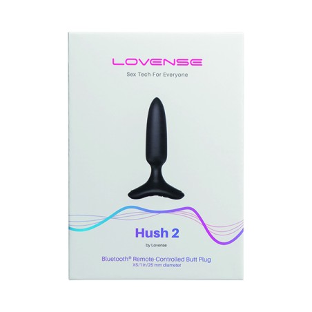 Lovense | HUSH | Πρωκτική Σφήνα με Σύνδεση Bluetooth & App 2,5cm