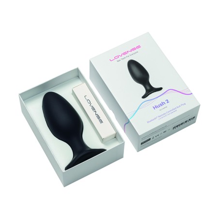 LOVENSE | HUSH 2 Butt Plug 5,7cm | Black LOVENSE | HUSH 2 Butt Plug 5,7cm | Black