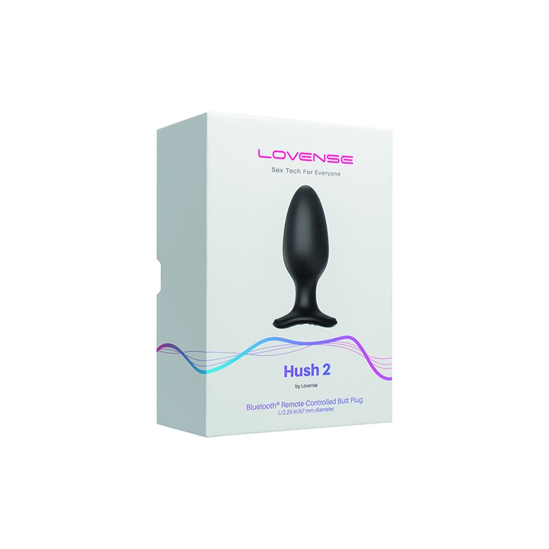 LOVENSE | HUSH 2 Butt Plug 5,7cm | Black LOVENSE | HUSH 2 Butt Plug 5,7cm | Black
