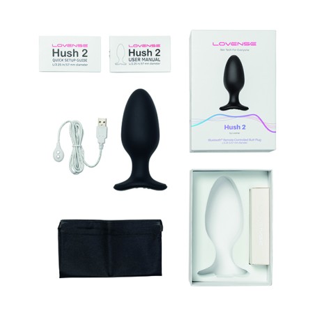 LOVENSE | HUSH 2 Butt Plug 5,7cm | Black LOVENSE | HUSH 2 Butt Plug 5,7cm | Black