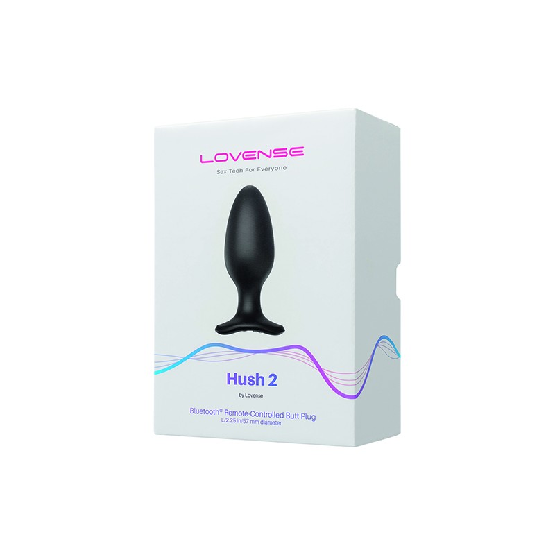 LOVENSE | HUSH 2 Butt Plug 5,7cm | Black LOVENSE | HUSH 2 Butt Plug 5,7cm | Black