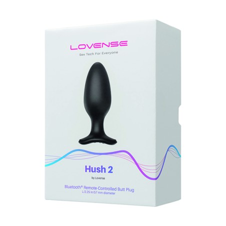 LOVENSE | HUSH 2 Butt Plug 5,7cm | Black LOVENSE | HUSH 2 Butt Plug 5,7cm | Black