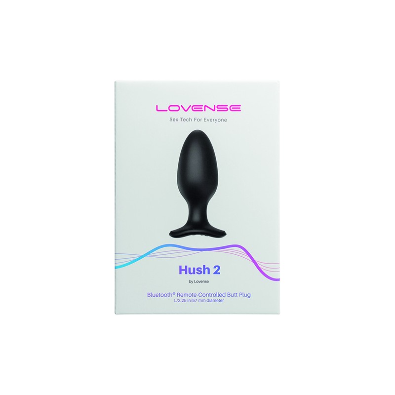 LOVENSE | HUSH 2 Butt Plug 5,7cm | Black LOVENSE | HUSH 2 Butt Plug 5,7cm | Black