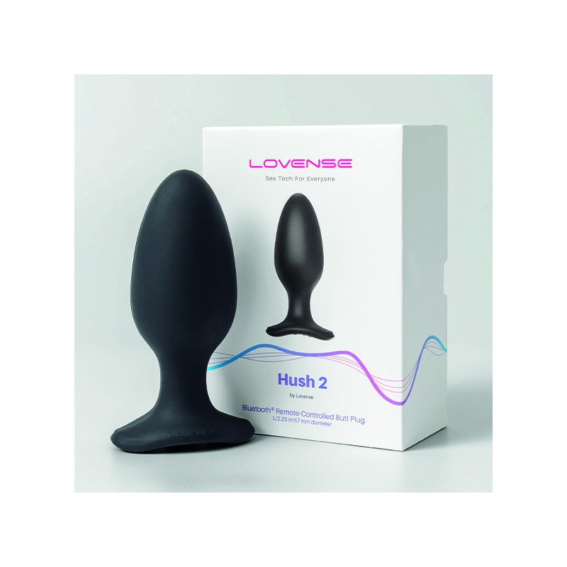 LOVENSE | HUSH 2 Butt Plug 5,7cm | Black LOVENSE | HUSH 2 Butt Plug 5,7cm | Black