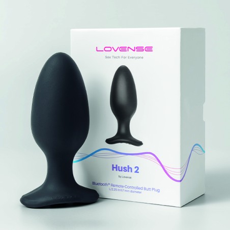 LOVENSE | HUSH 2 Butt Plug 5,7cm | Black LOVENSE | HUSH 2 Butt Plug 5,7cm | Black