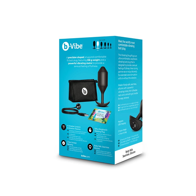 B-Vibe | Δονούμενη Πρωκτική Σφήνα | Snug Plug 5 | XXL