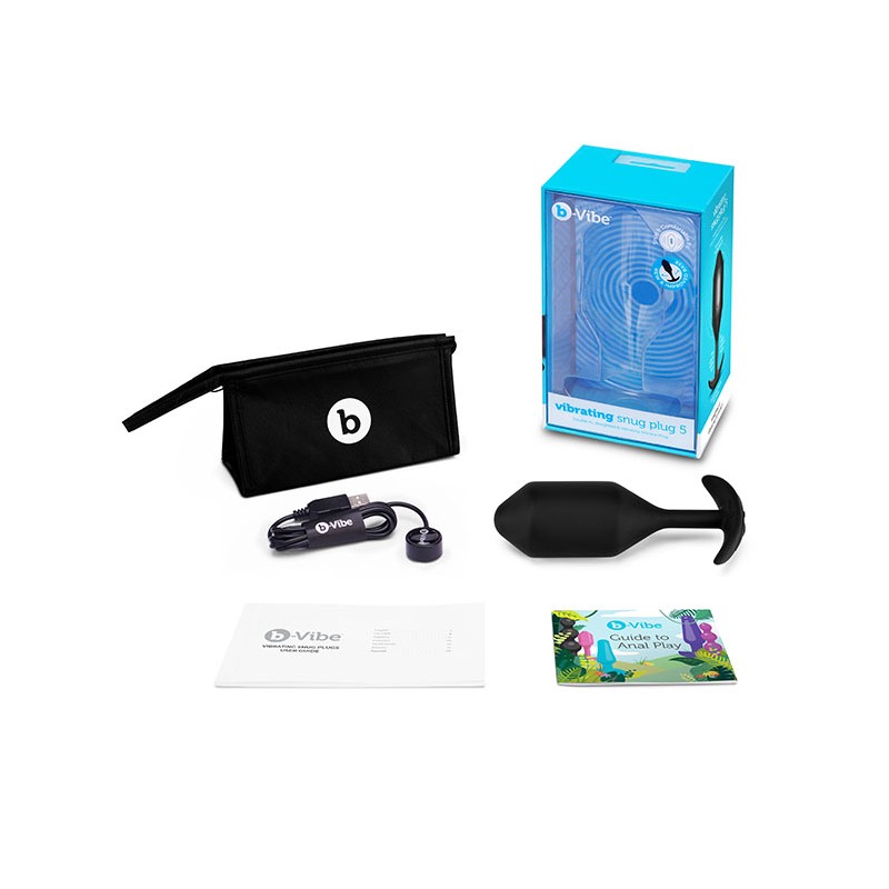 B-Vibe | Δονούμενη Πρωκτική Σφήνα | Snug Plug 5 | XXL