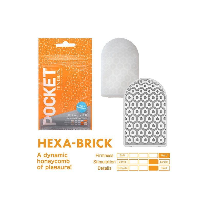 Tenga | Pocket Stroker | Hexa-Brick