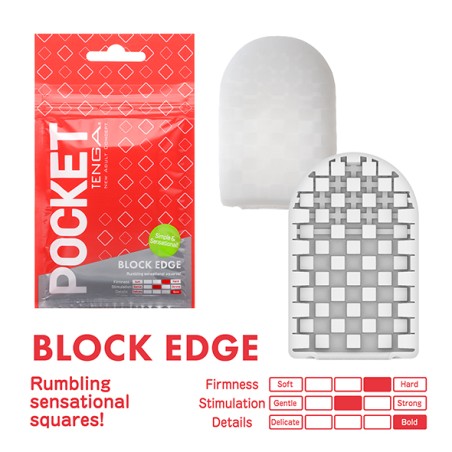 Tenga | Pocket Stroker | Block Edge