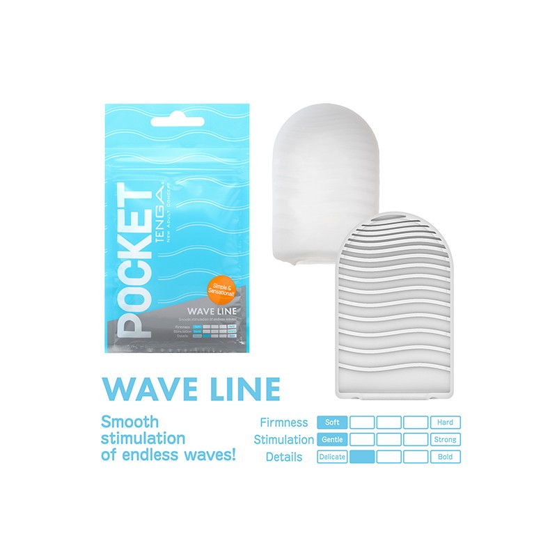 Tenga | Pocket Stroker | Wave Line