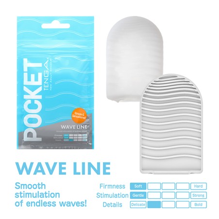 Tenga | Pocket Stroker | Wave Line