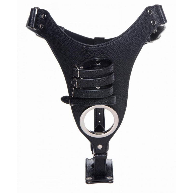 Penis Chastity Belt With Silicone Anal Plug