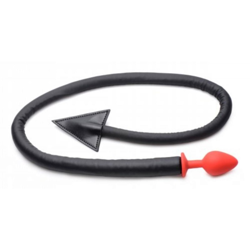 Devil Tail Anal Plug And Horn Set