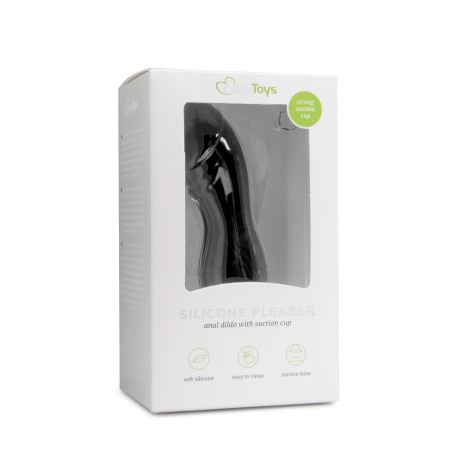 Black Silicone Suction Cup Dildo