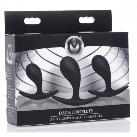 MS | Πρωκτικές Σφήνες Dark Droplets Curved | Anal Trainer Set